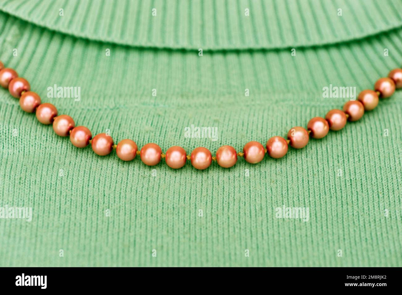 Brief White Alloy Pearl Beading Sweater Necklace
