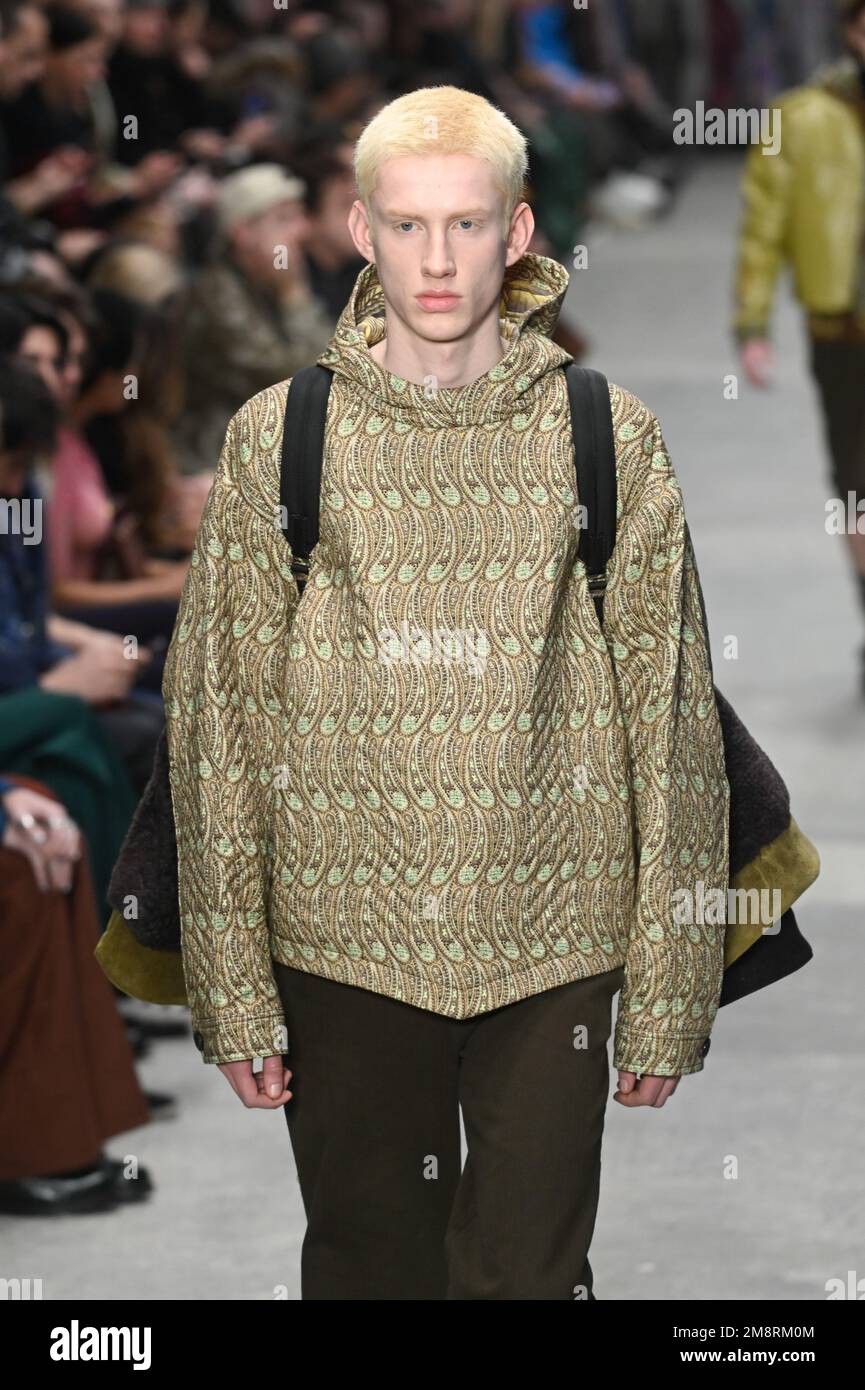 Milan, Italy. 15th Jan, 2023. Milan, Men Fashion Week, Fall Winter 2023