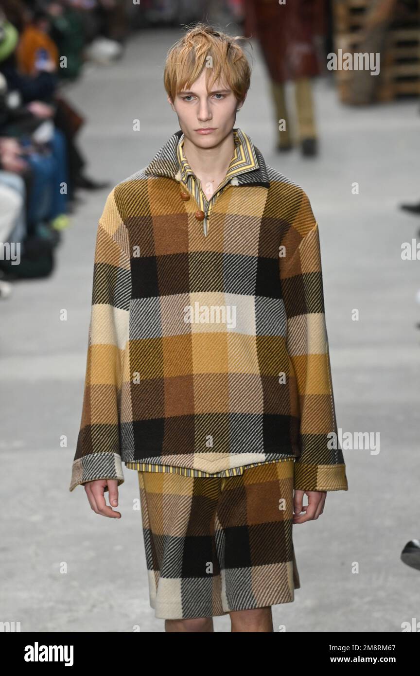 Milan, Italy. 15th Jan, 2023. Milan, Men Fashion Week, Fall Winter