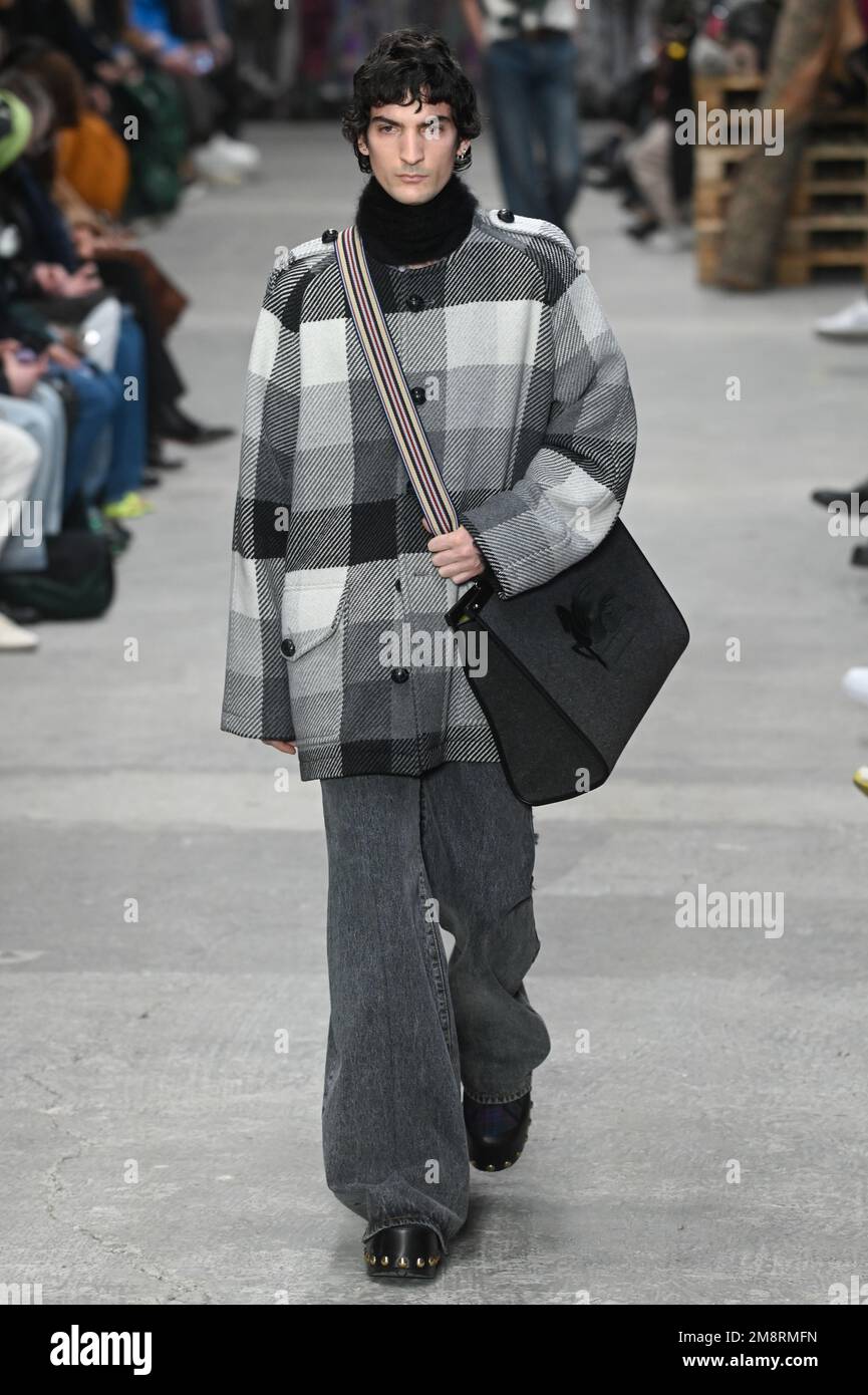 Milan, Italy. 15th Jan, 2023. Milan, Men Fashion Week, Fall Winter 2023