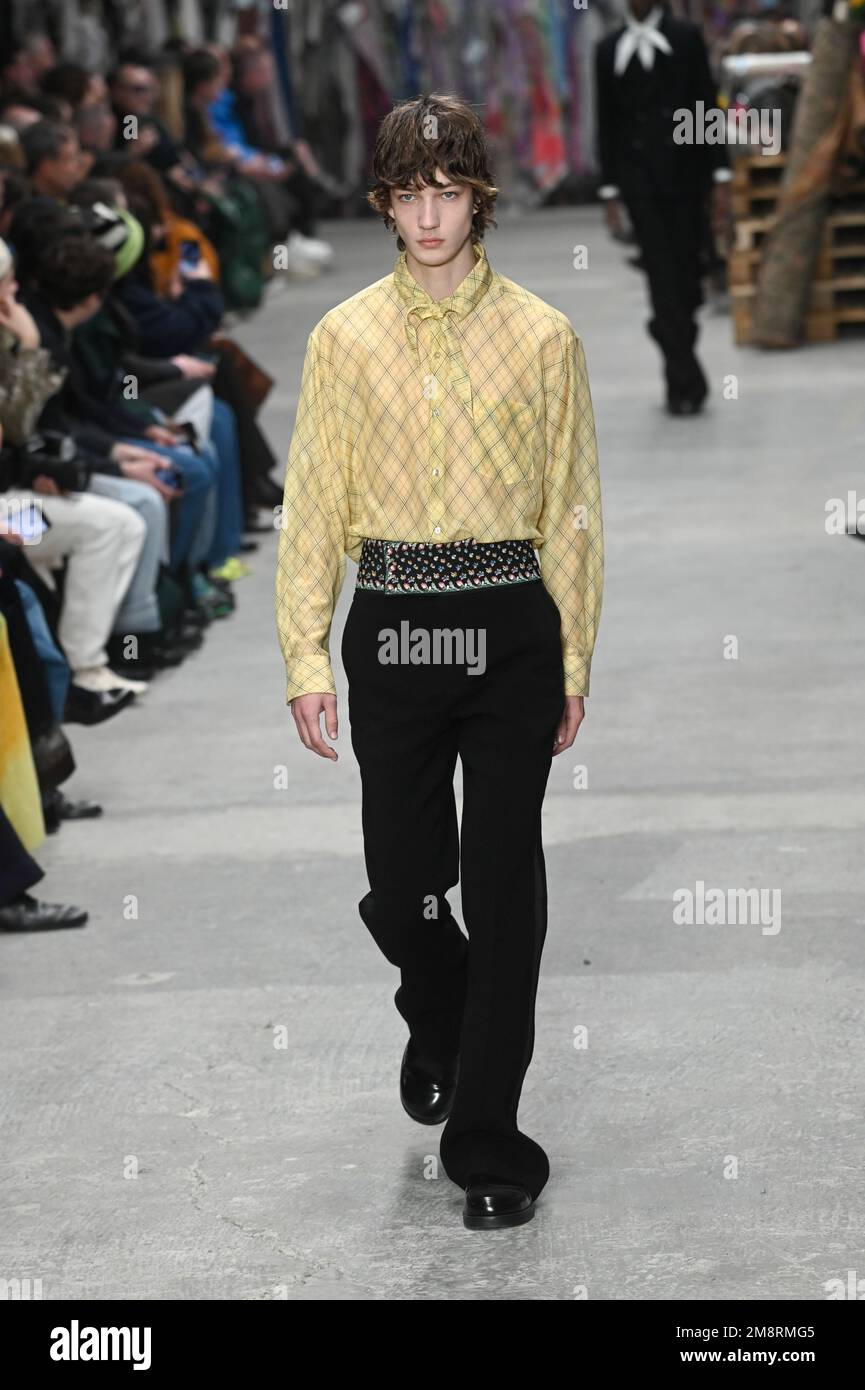 Milan, Italy. 15th Jan, 2023. Milan, Men Fashion Week, Fall Winter 2023