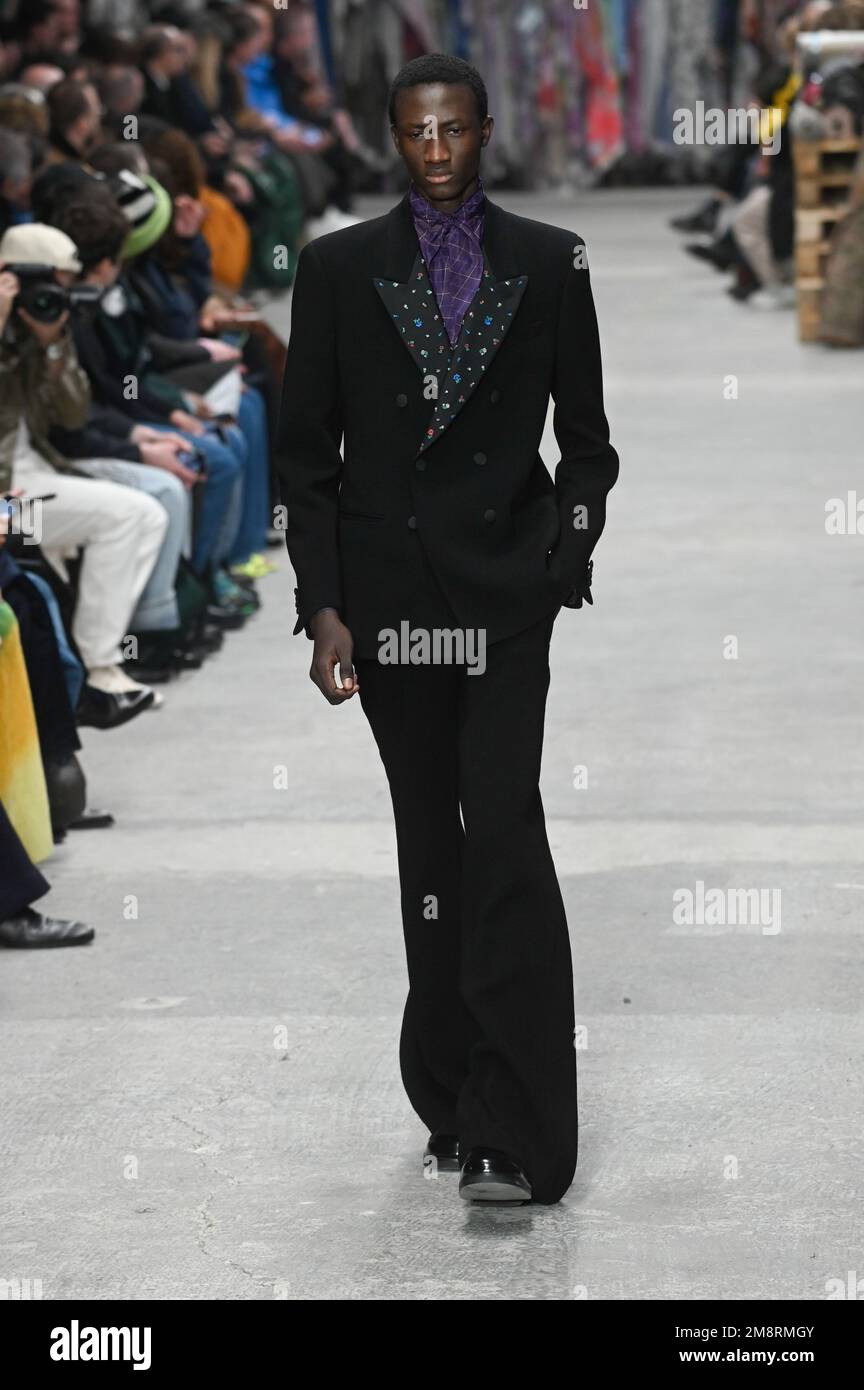 Milan, Italy. 15th Jan, 2023. Milan, Men Fashion Week, Fall Winter 2023