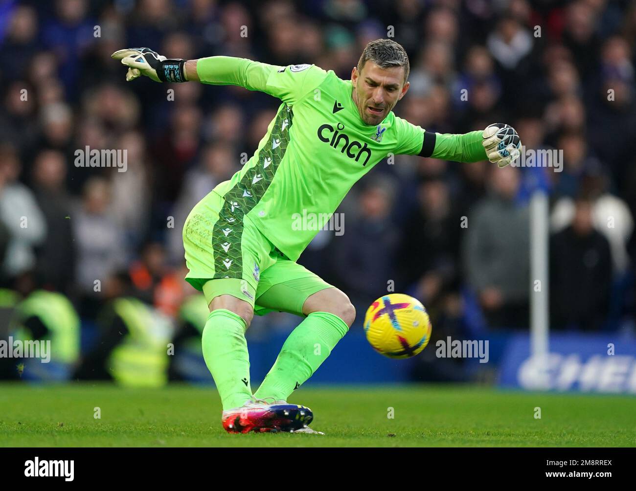 Crystal Palace goalkeeper Vicente Guaita during the Premier League ...
