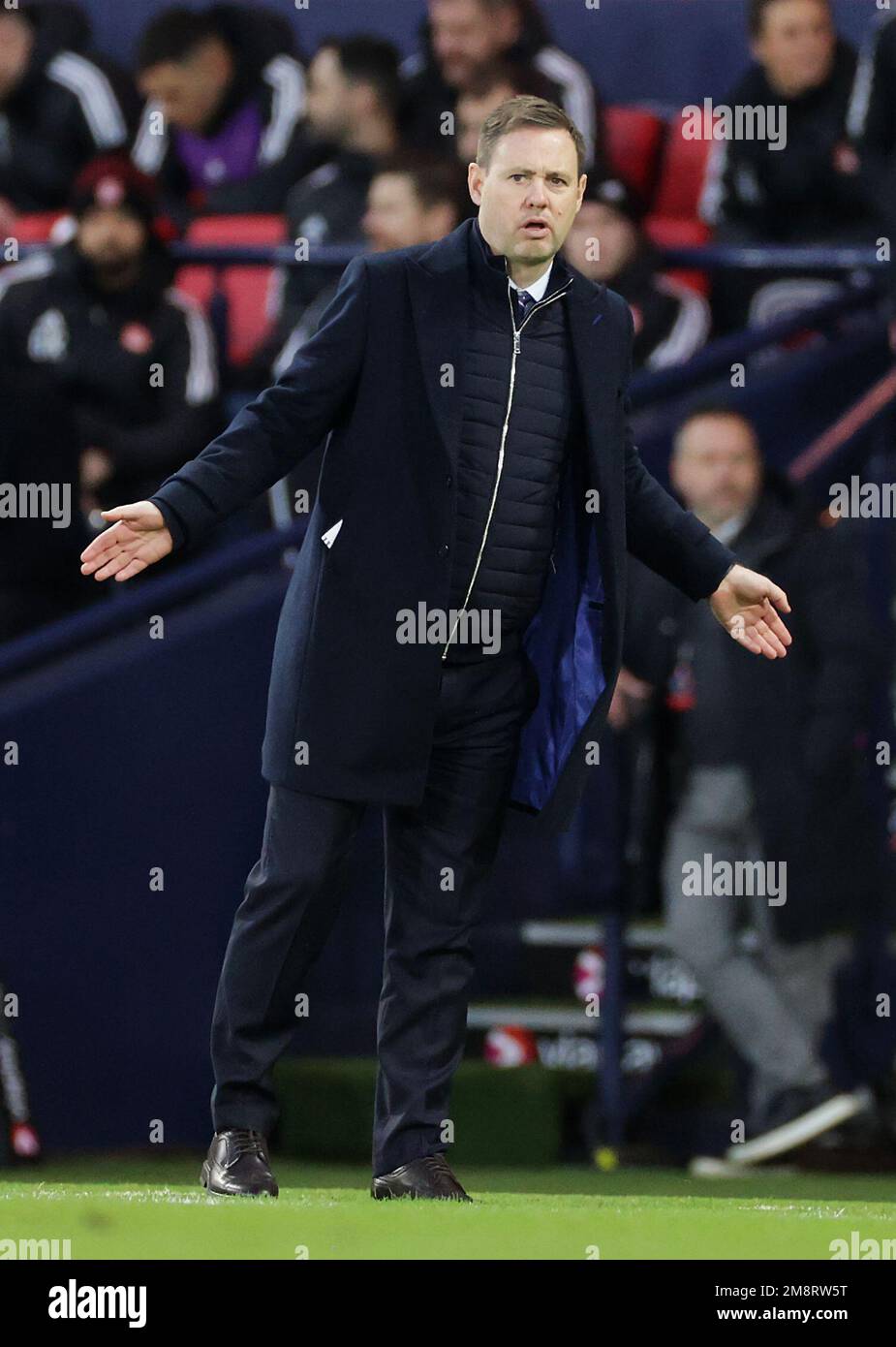 Rangers manager Michael Beale during the Viaplay Cup semifinal match