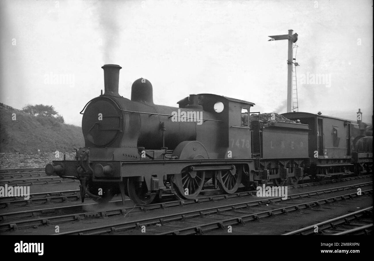 LNER Class E4 2-4-0 No.7478 at Stratford Stock Photo