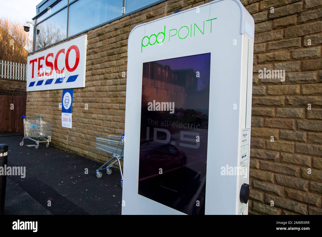 Halifax,West Yorkshire,UK, 15th January 2023 Recently installed