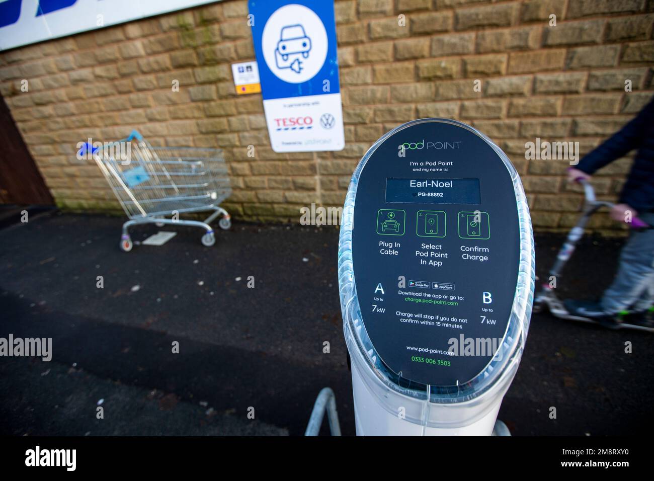 Halifax,West Yorkshire,UK, 15th January 2023 Recently installed