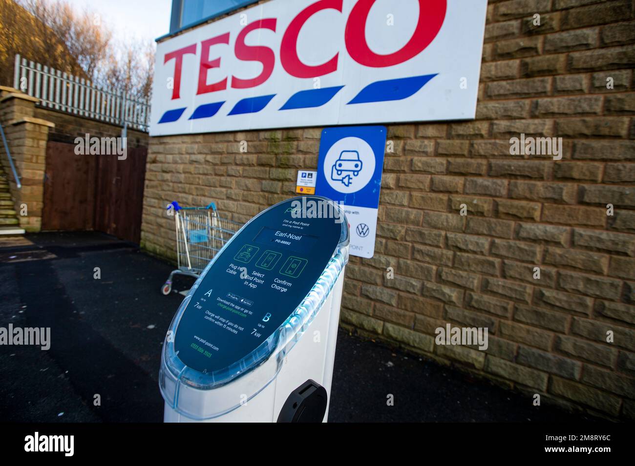 Halifax,West Yorkshire,UK, 15th January 2023 Recently installed