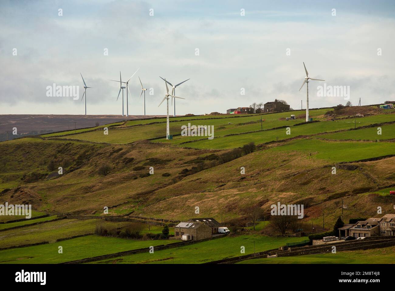 Bronte moors turbine hi-res stock photography and images - Alamy