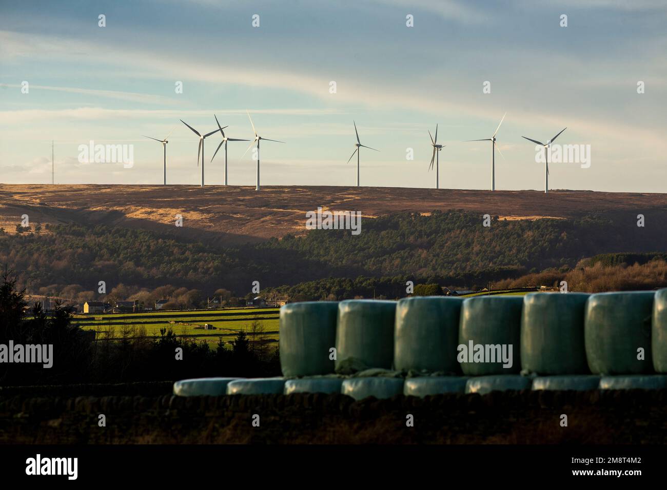 Bronte moors turbine hi-res stock photography and images - Alamy