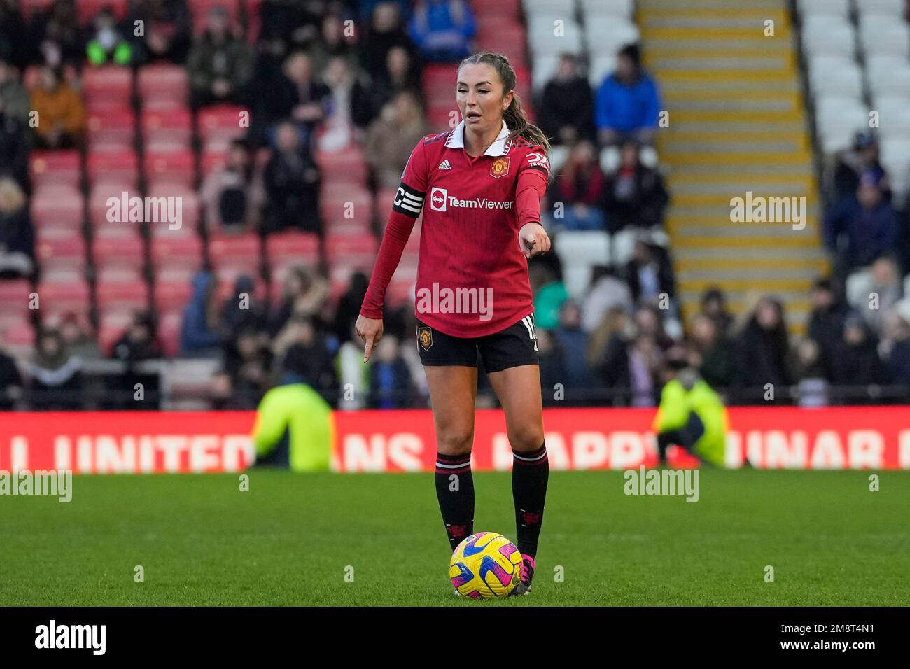 Katie Zelem #10 of Manchester United during the The Fa Women's Super