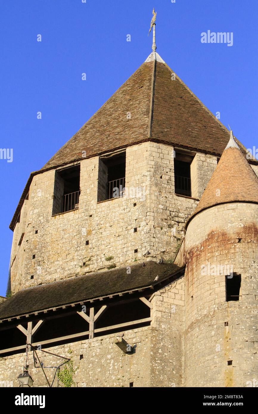 La Tour César. Cité médiévale de Provins. Seine-et-Marne. France. Europe. / The Ceasar's tower. The Medieval festival of Provins. Seine-et-Marne. Fran Stock Photo