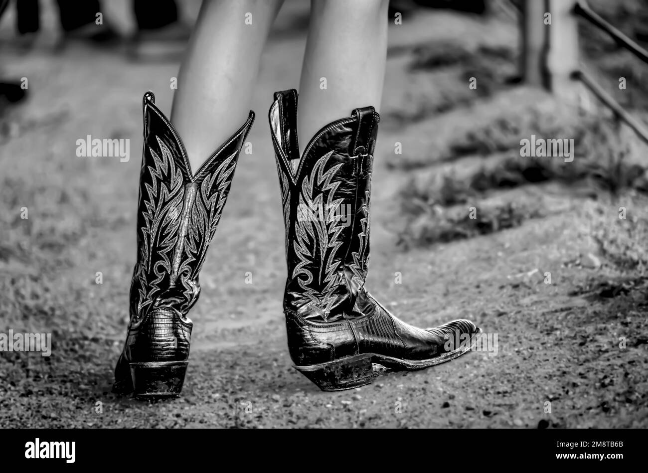 Vintage cowboy boots hires stock photography and images Alamy