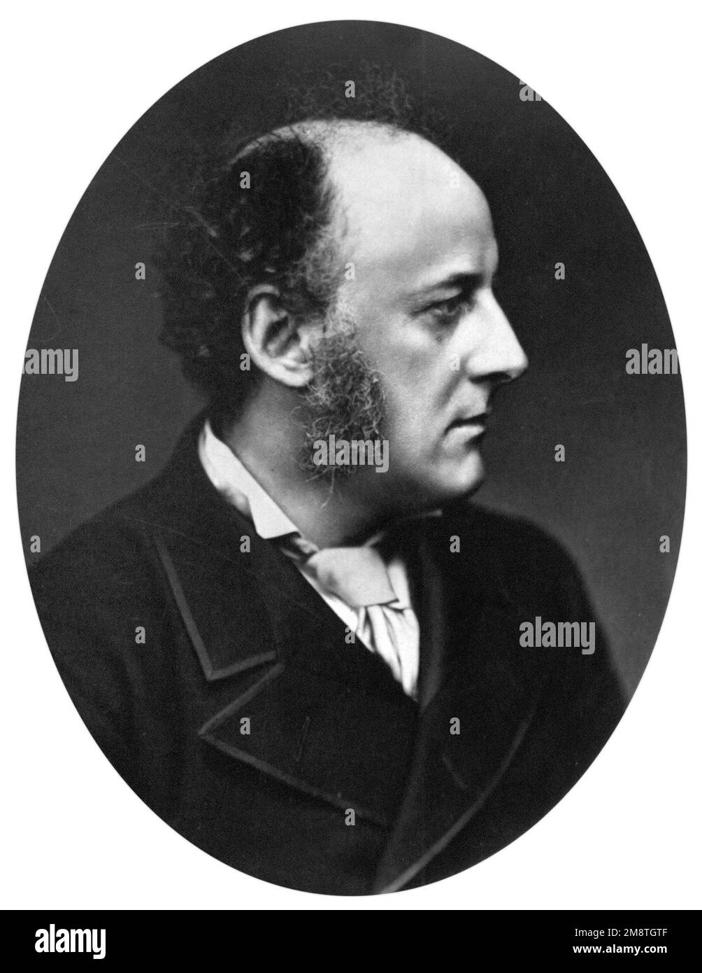 Millais. Portrait of Sir John Everett Millais (1829-1896) Stock Photo