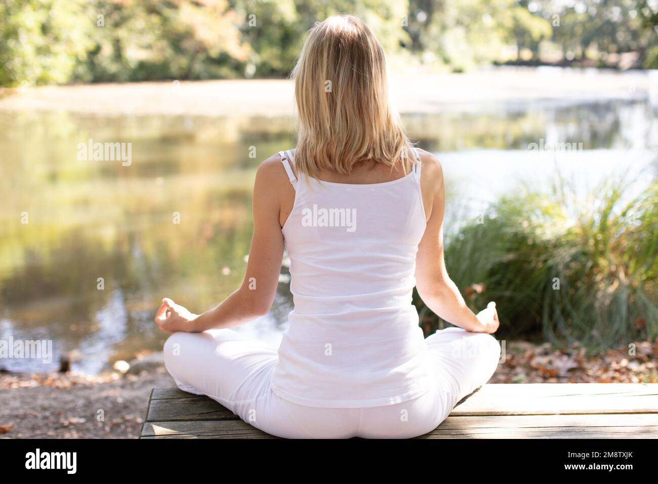 Woman happy mantra hi-res stock photography and images - Alamy
