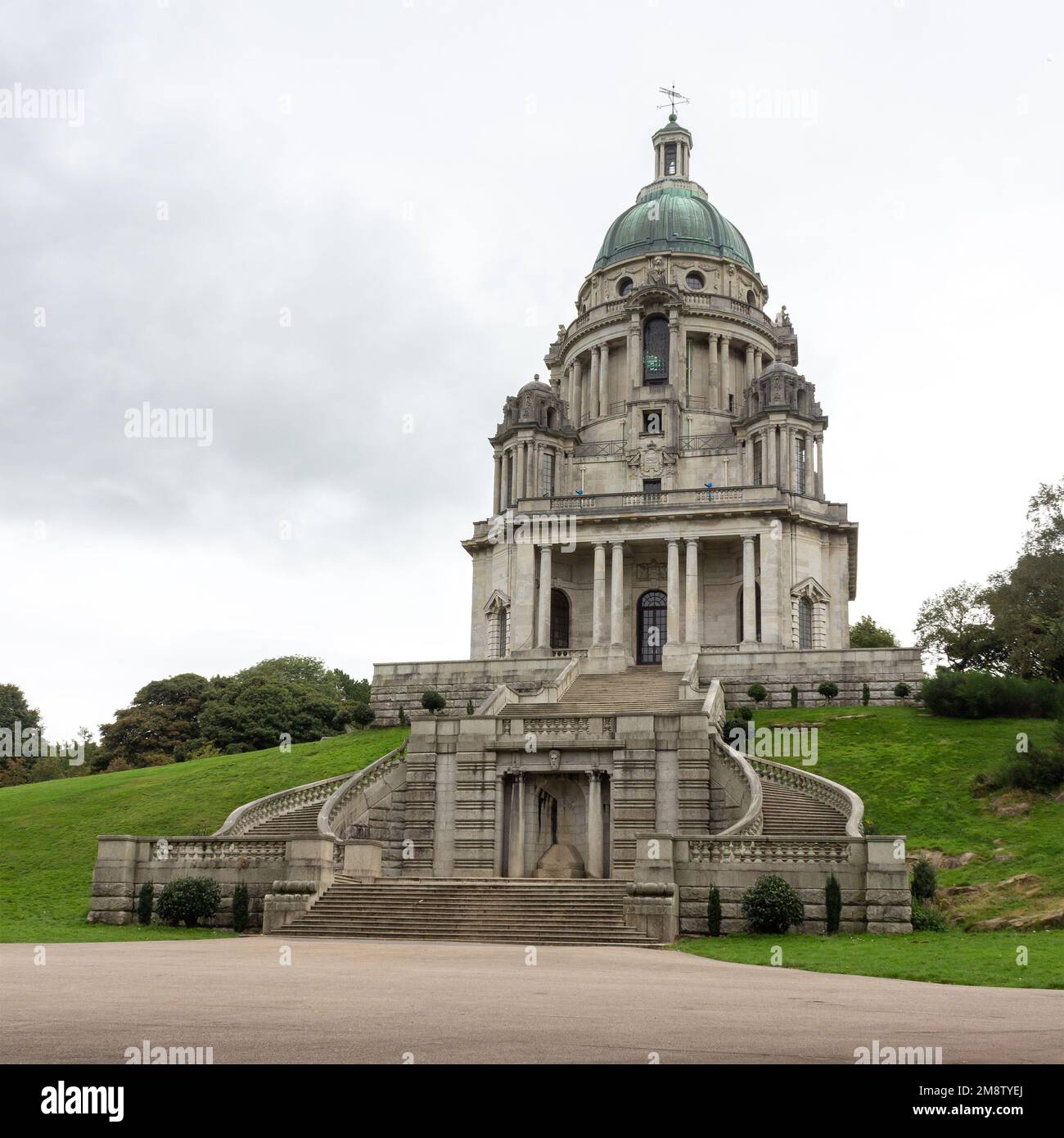 Lancaster, UK: Ashton Memorial, a folly built by James Williamson in memory of his second wife, Jessy. Stock Photo