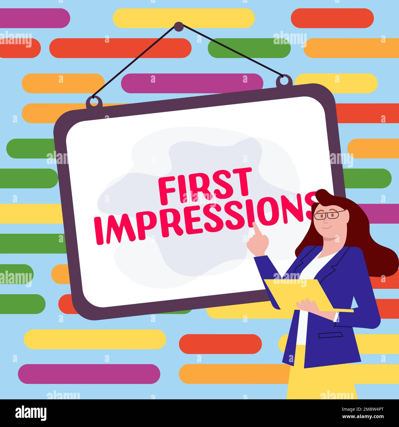 Conceptual display First Impressions. Conceptual photo What a person ...