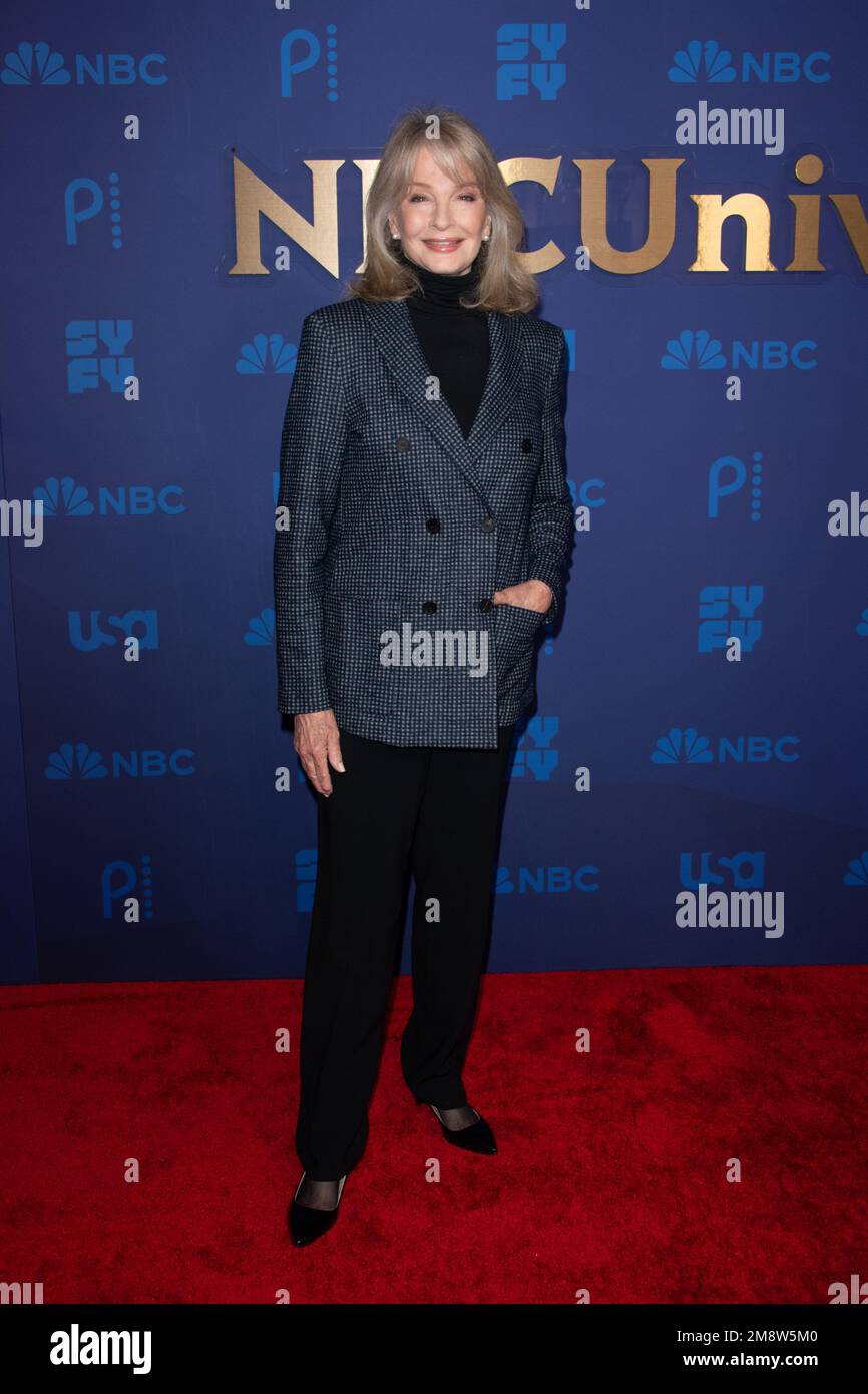 January 15, 2023, Pasadena, California, USA: DEIDRE HALL at the NBCUniversal Press Tour red carpet event at the Langham Huntington Hoterl in Pasadena, California (Credit Image: © Charlie Steffens/ZUMA Press Wire) EDITORIAL USAGE ONLY! Not for Commercial USAGE! Stock Photo