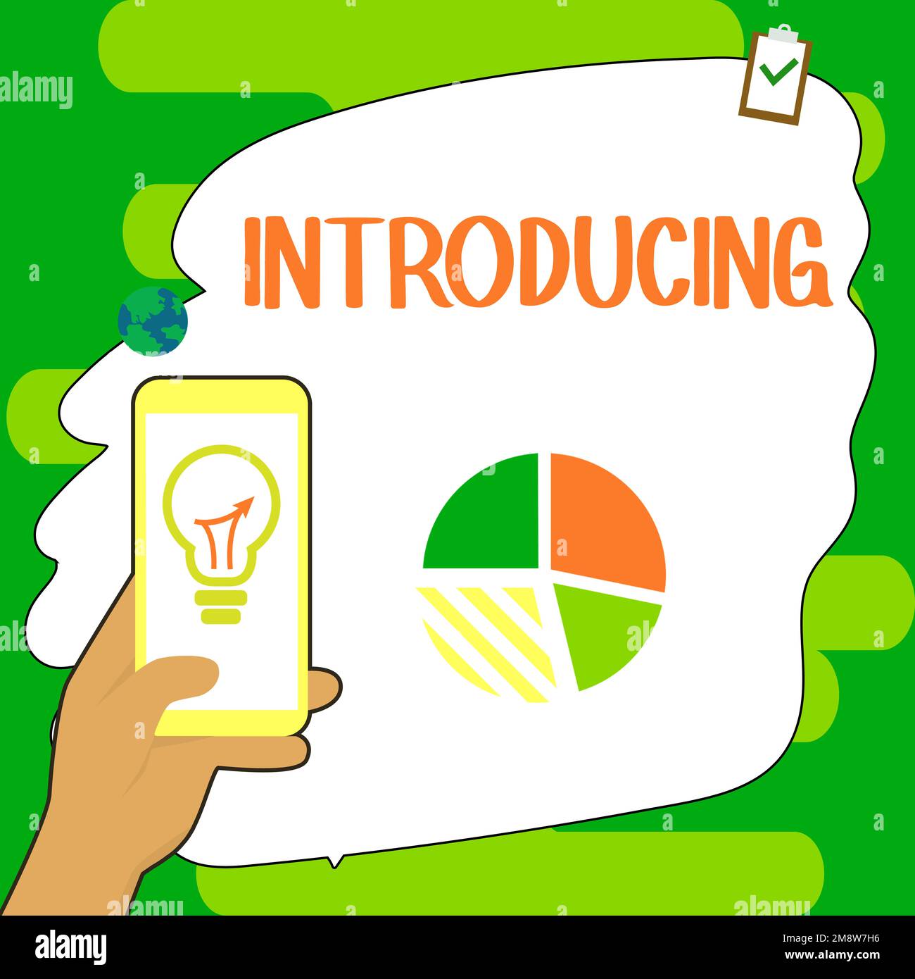 Conceptual display Introducing. Word Written on Presenting a topic or ...