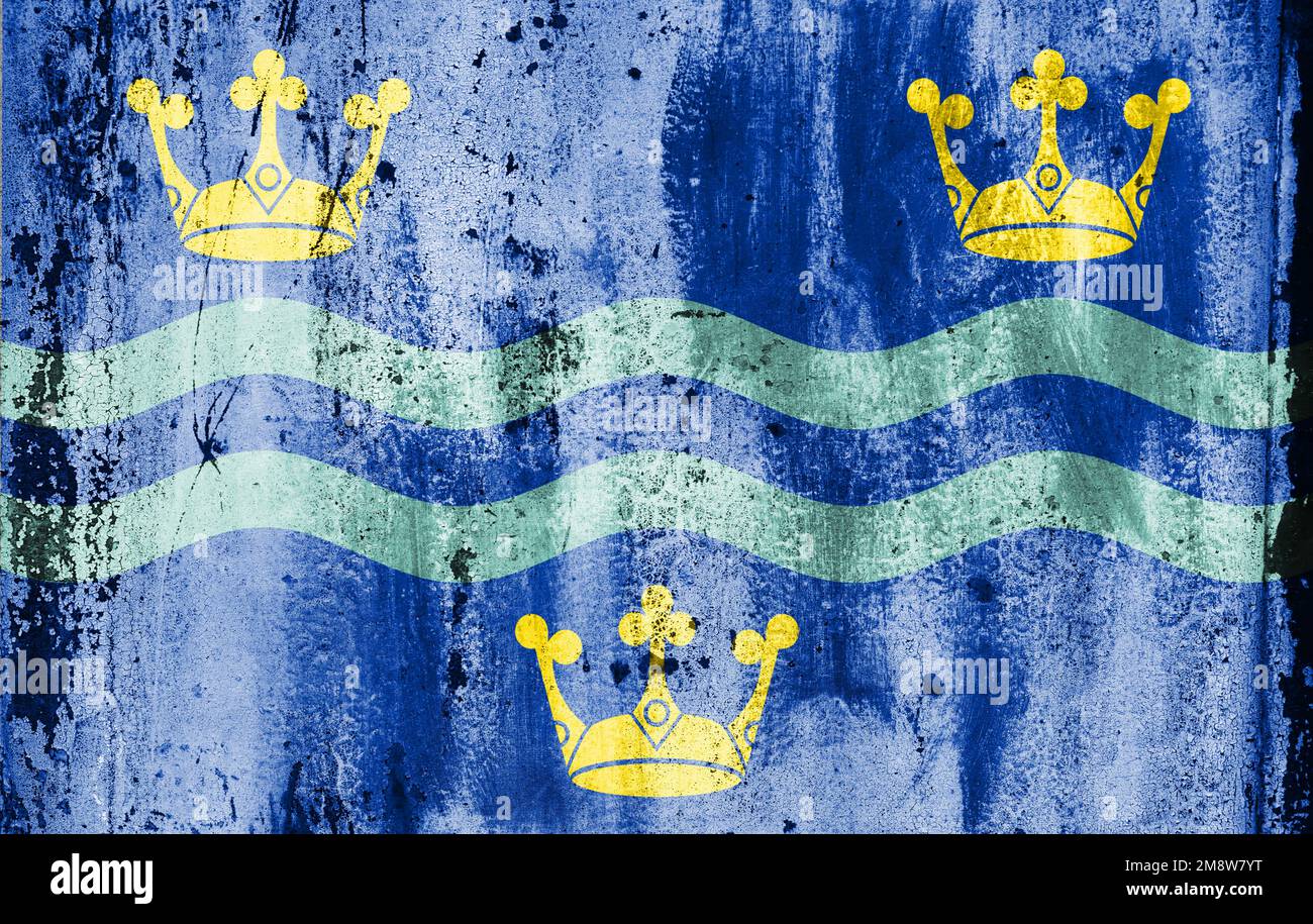 Flag of Cambridgeshire The three gold crowns represent East Anglia