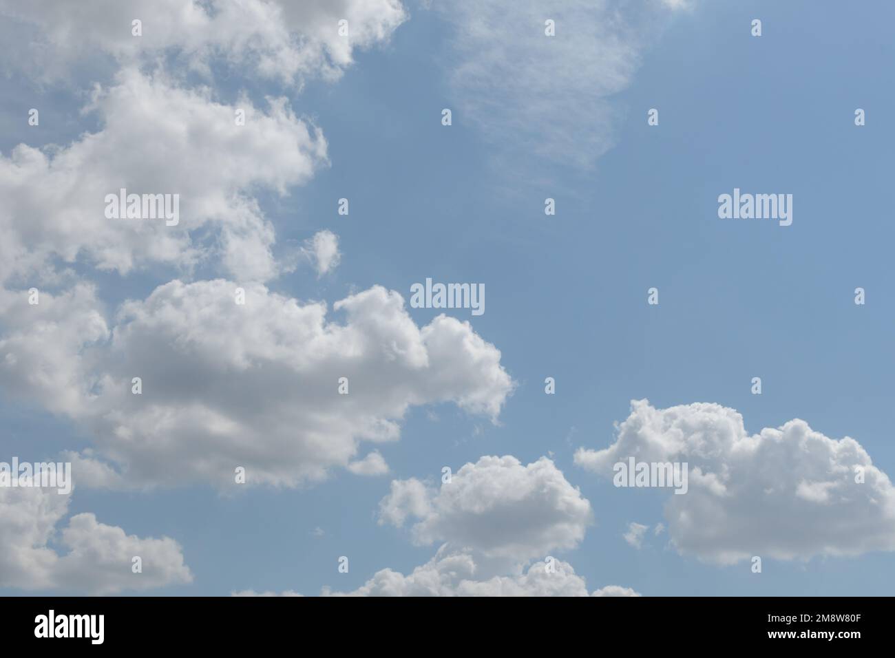 View of the clouds in the sky. copy space Stock Photo
