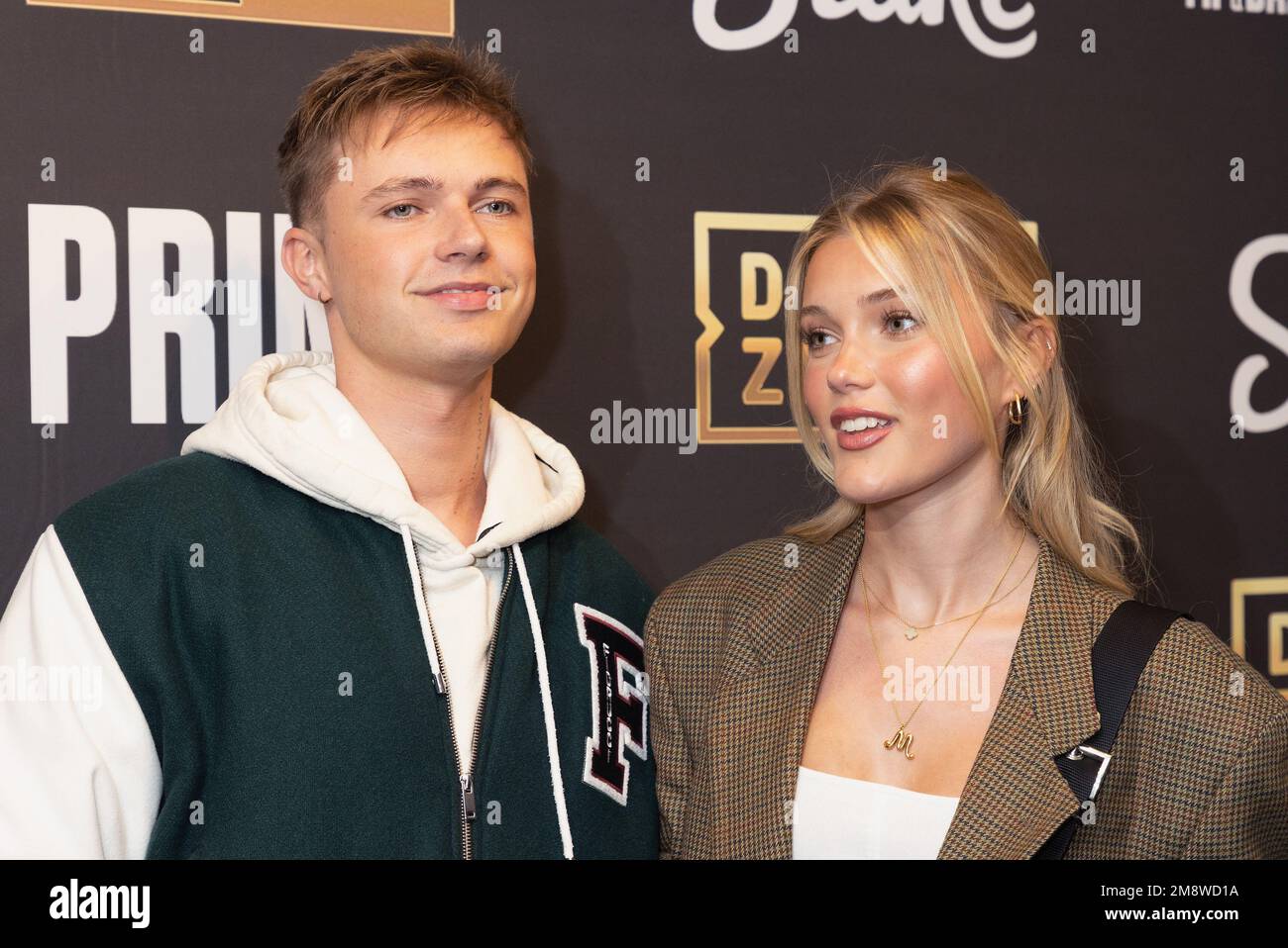 London, UK. 14 January, 2023. Hrvy and Mimi Slinger attend the Arrivals