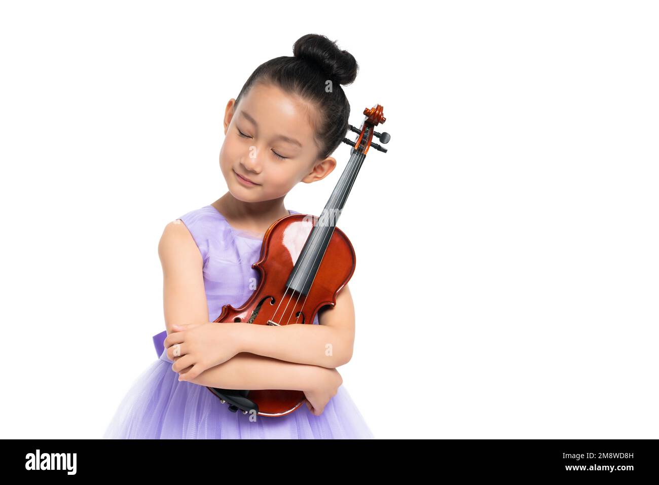 The girl and the violin Stock Photo - Alamy