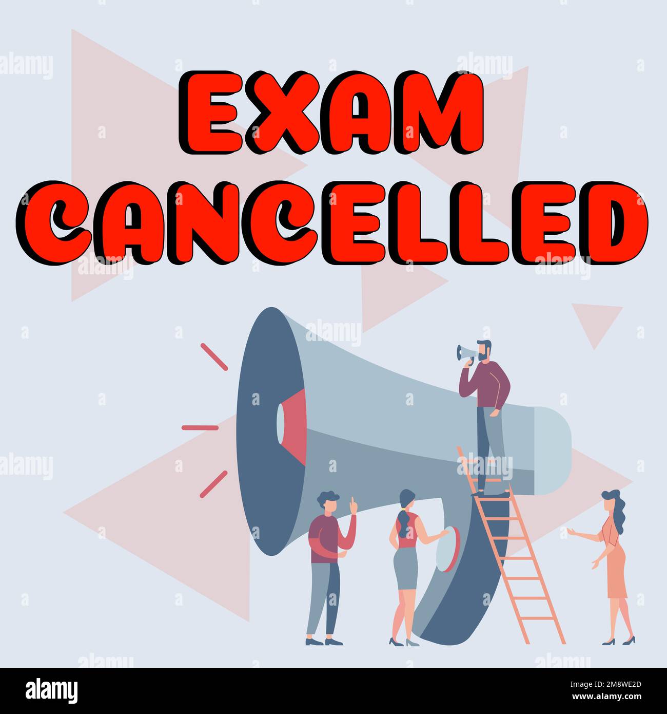 Writing displaying text Exam Cancelled. Business idea the precise ...