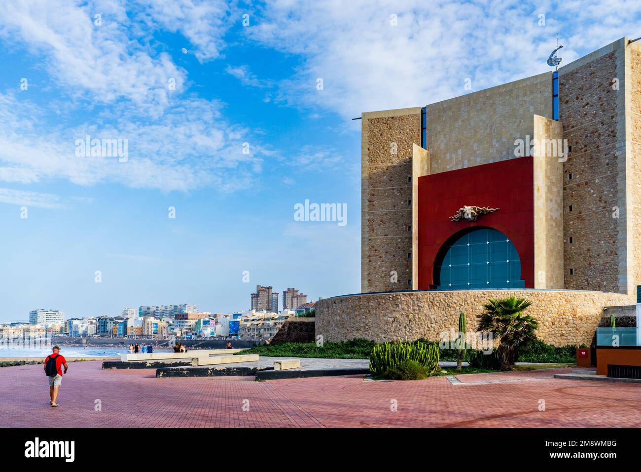 Las Palmas, Spain, December 31, 2022. Alfredo Kraus Auditorium in Las