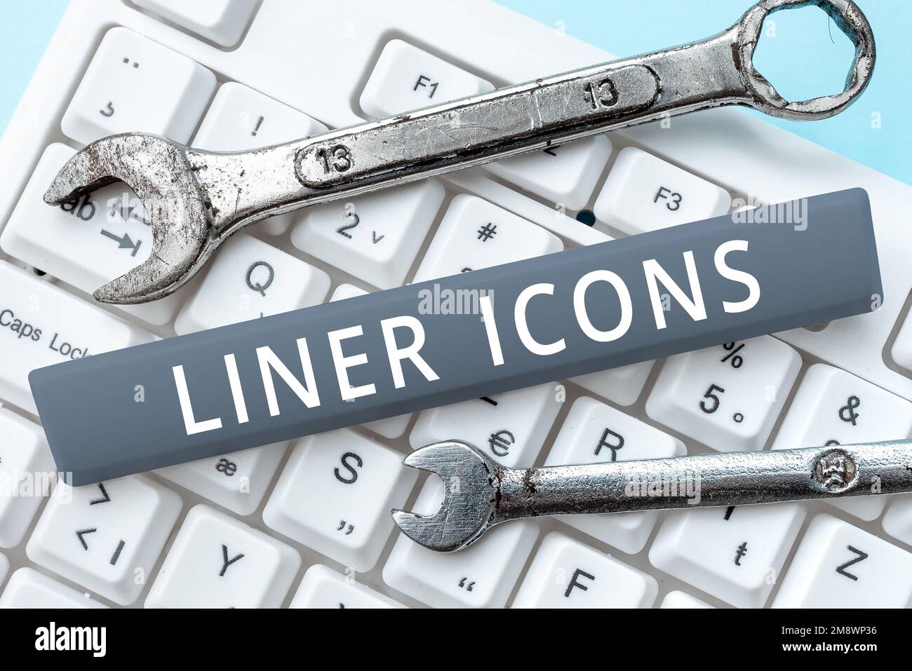 Conceptual display Liner Icons. Conceptual photo use to improve visual ...