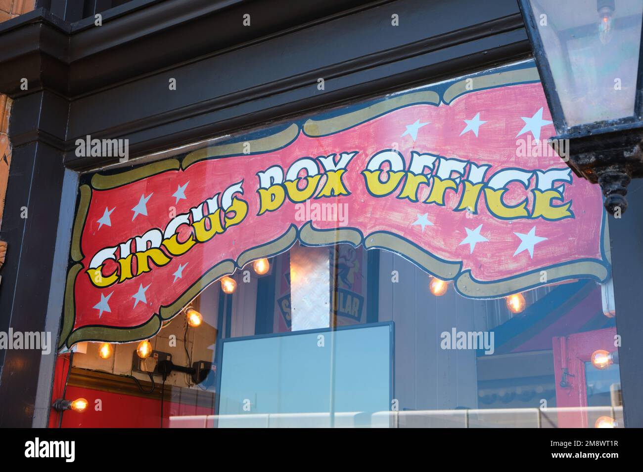 The Circus Box Office at Yarmouth Hippodrome in Great Yarmouth, England