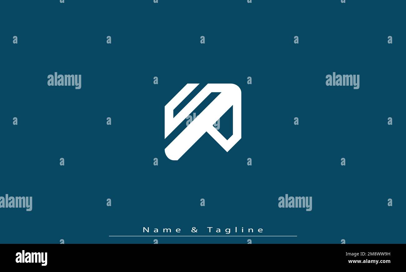 Alphabet letters Initials Monogram logo SP , PS Stock Vector