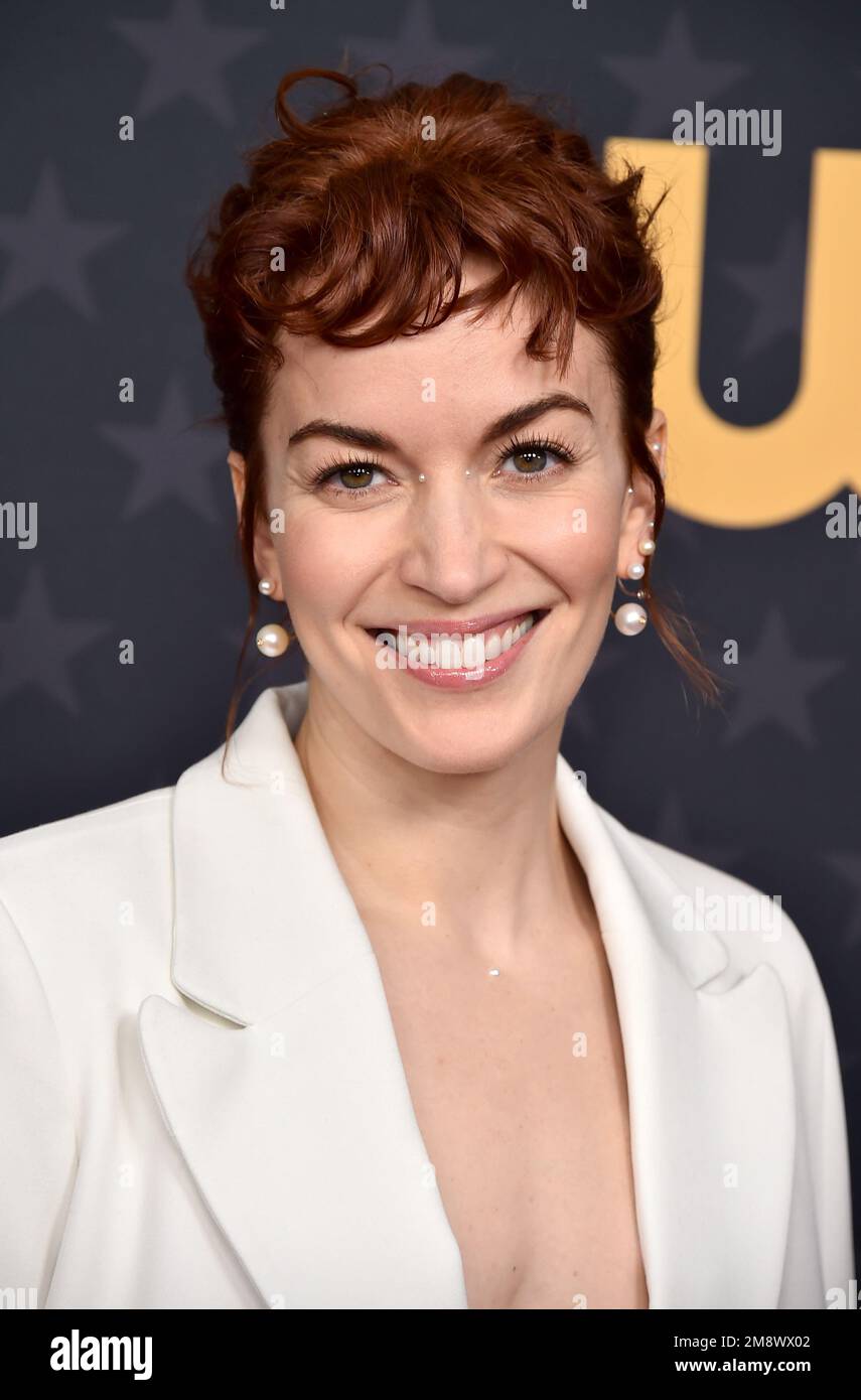 Britt Lower arrives at the 28th annual Critics Choice Awards at The