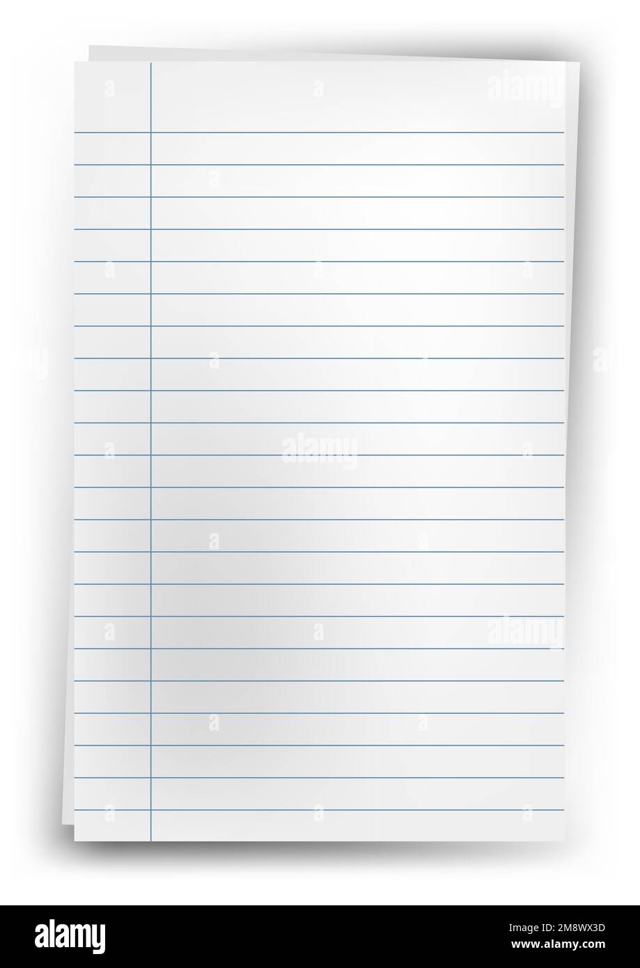 Blank page torn from Stock Vector Images - Alamy