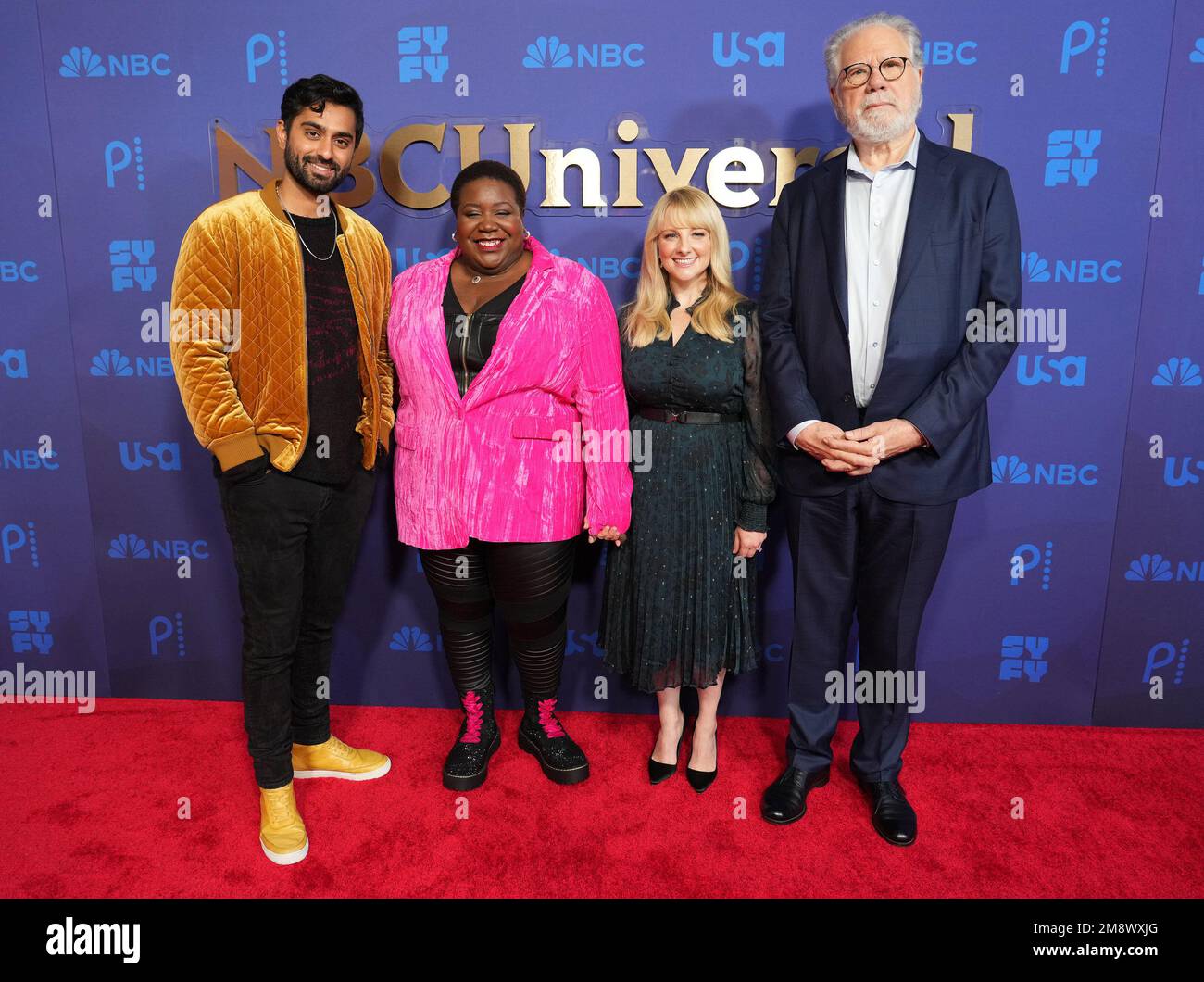 Los Angeles, USA. 15th Jan, 2023. (LR) NIGHT COURT Cast Kapil Talwalkar, Lacretta, Melissa