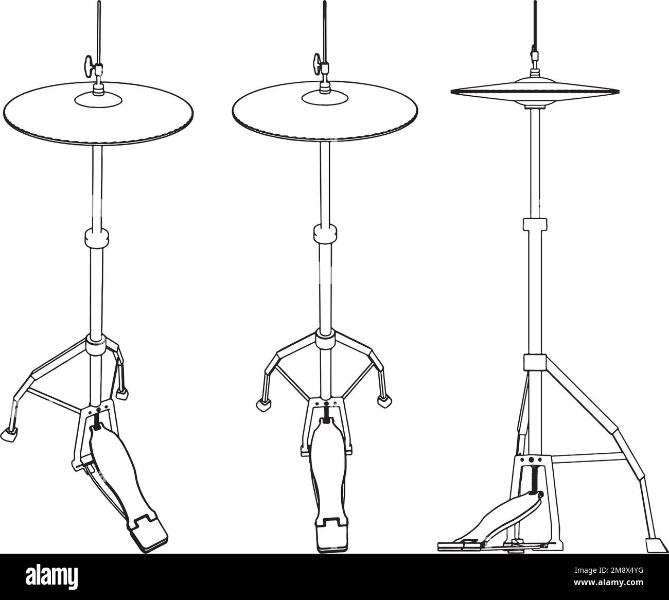Cymbals band Stock Vector Images - Alamy