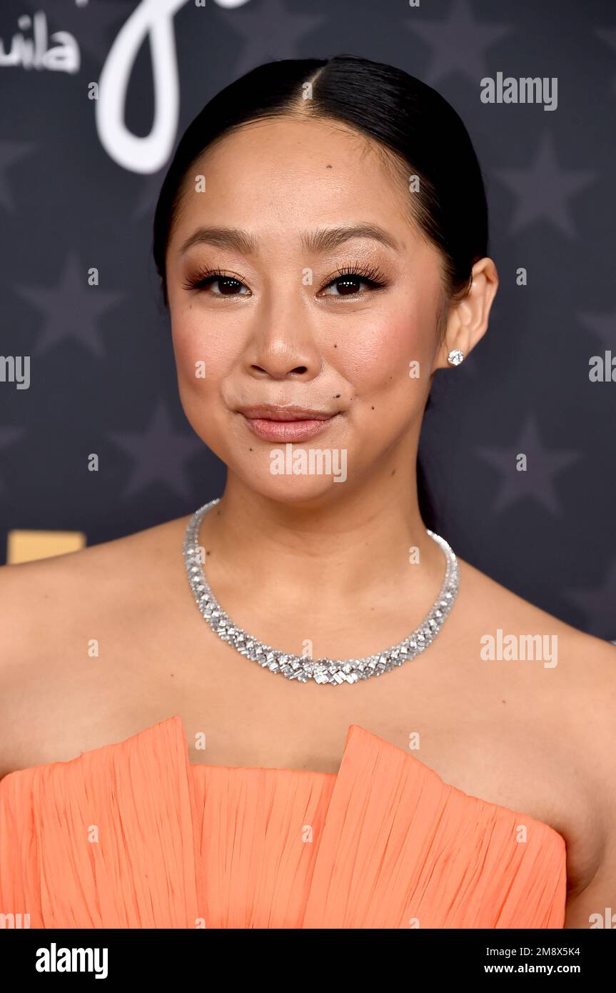 Stephanie Hsu arrives at the 28th annual Critics Choice Awards at The