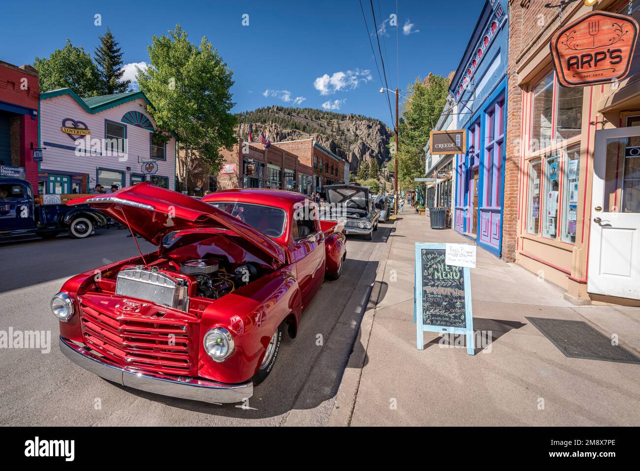 September 17th 2022 A classic car show takes place in downtown Creede