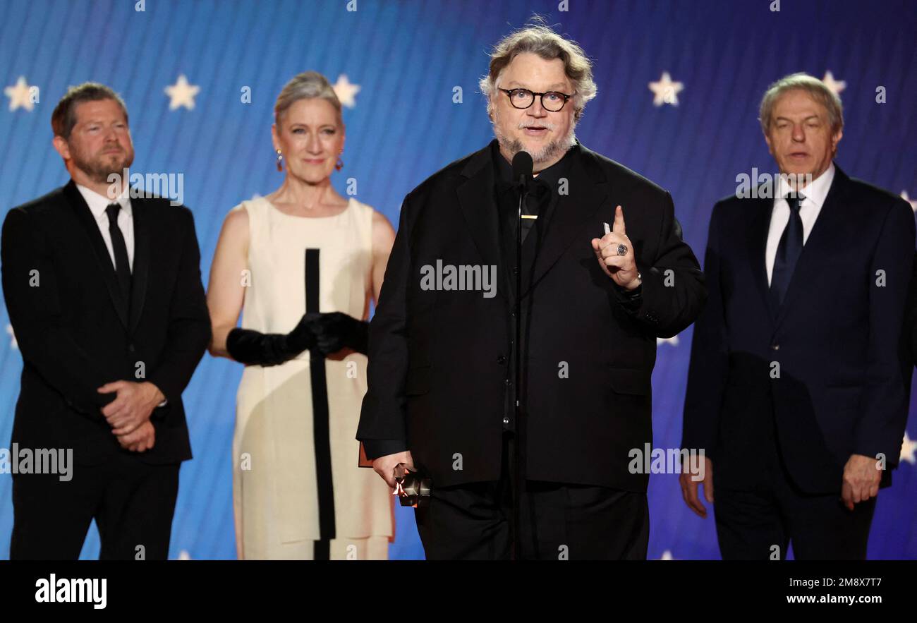 Guillermo del Toro accepts the Best Animated Feature award for Guillermo del Toro accepts the Best Animated Feature award for