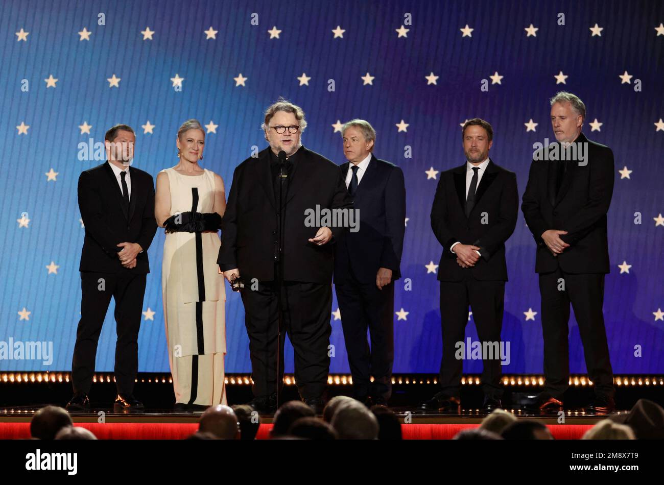 Guillermo del Toro accepts the Best Animated Feature award for Guillermo del Toro accepts the Best Animated Feature award for
