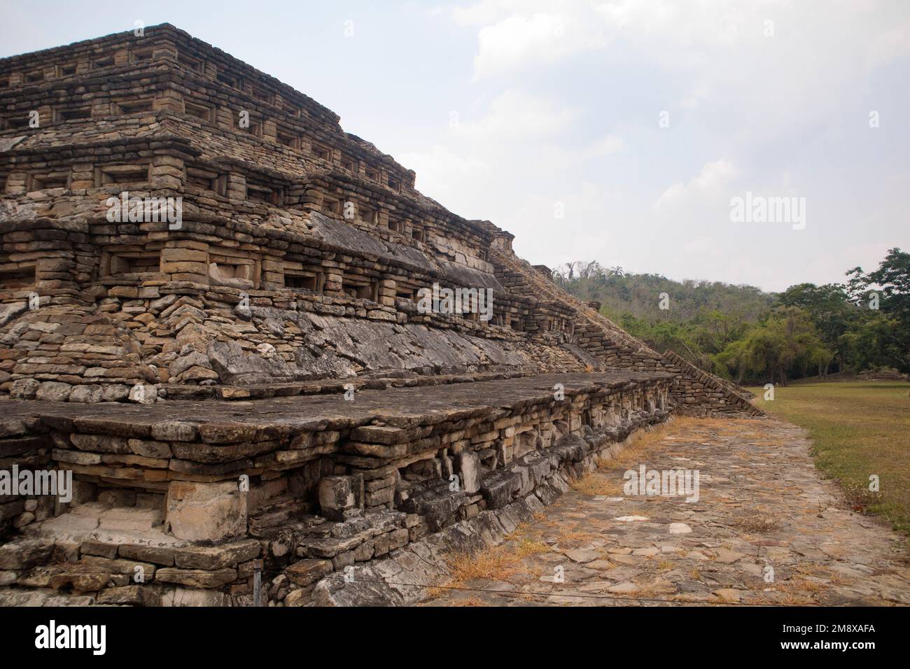 Archaeological Zone of Tajin in Veracruz Mexico Stock Photo