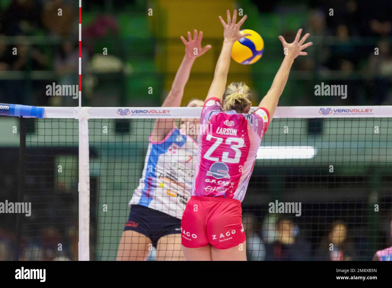 January 15, 2023, Monza (MB, Italy: Monster block of JORDAN LARSON ...