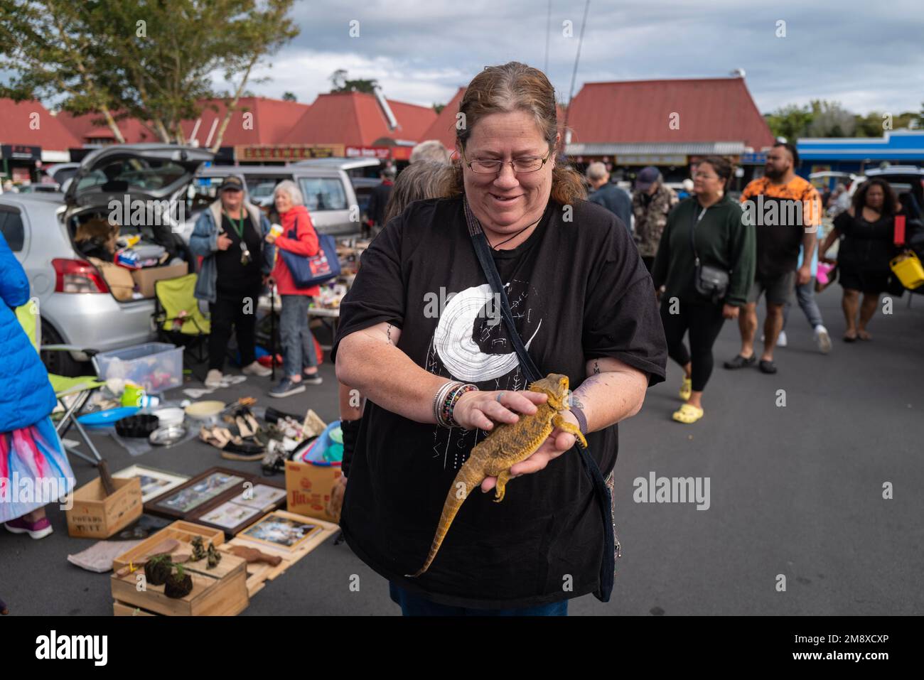 Browns Bay on Aucklands North Shore Sunday Market New Zealand. A