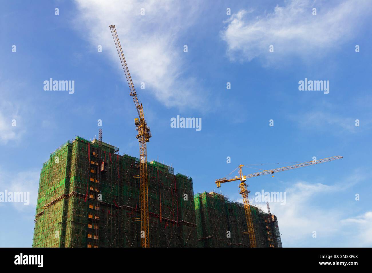 Housing construction and crane Stock Photo Alamy