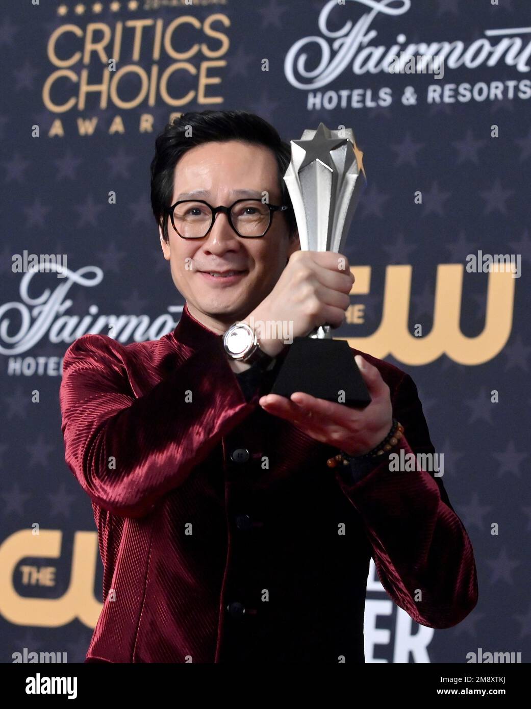 Los Angeles, United States. 15th Jan, 2023. Ke Huy Quan appears