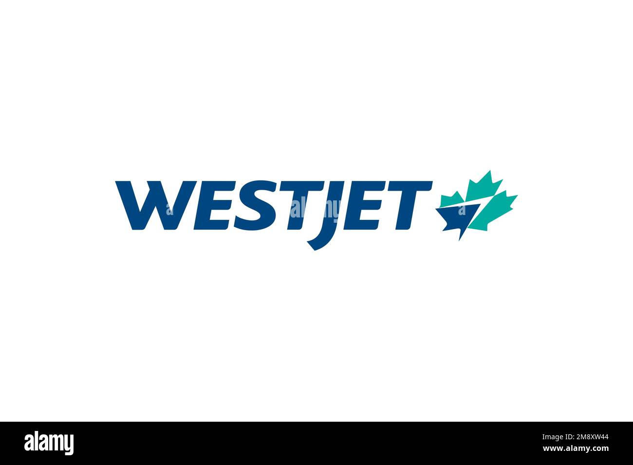 WestJet, Logo, White background Stock Photo Alamy