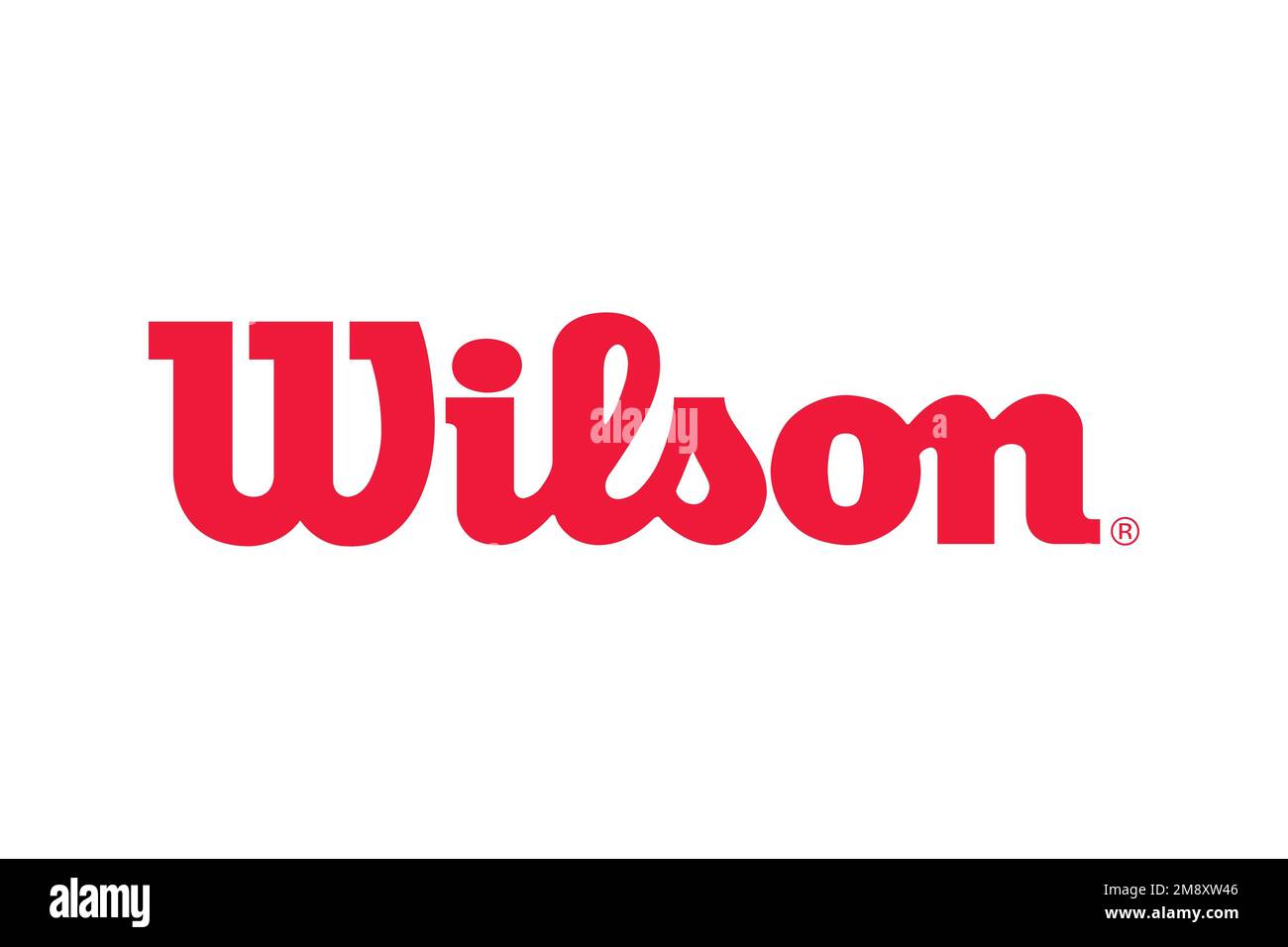 Wilson Sporting Goods, Logo, White Background Stock Photo Alamy