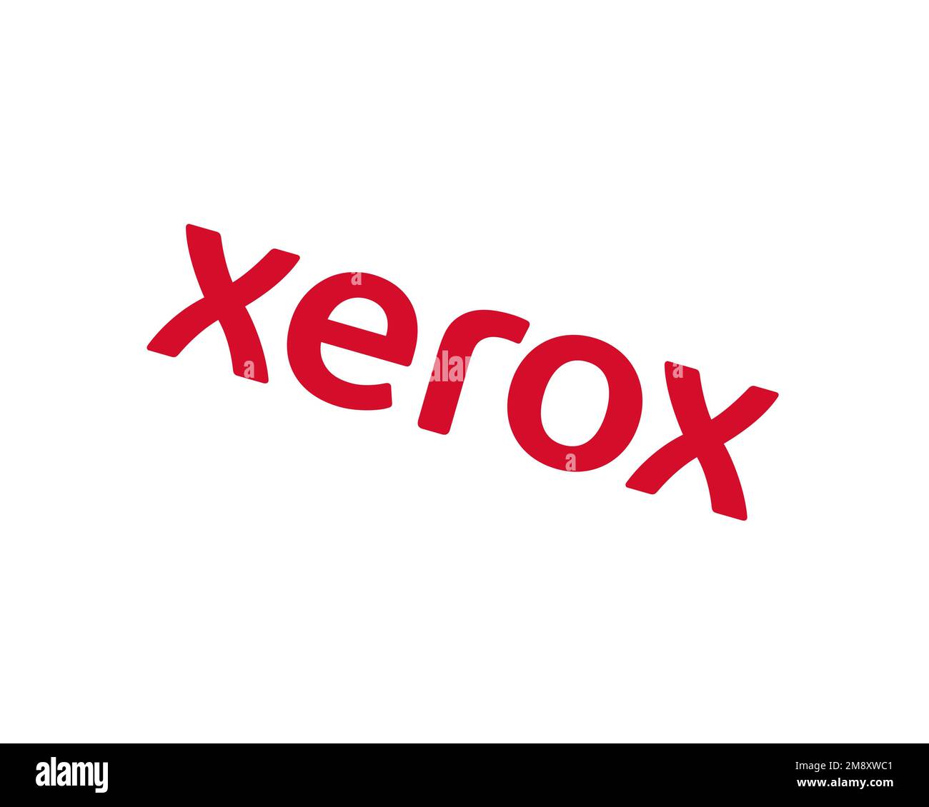 Xerox, rotated logo, white background B Stock Photo Alamy