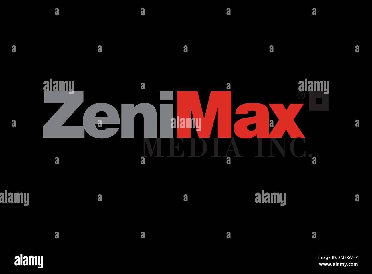 ZeniMax Media, Logo, Black background Stock Photo - Alamy