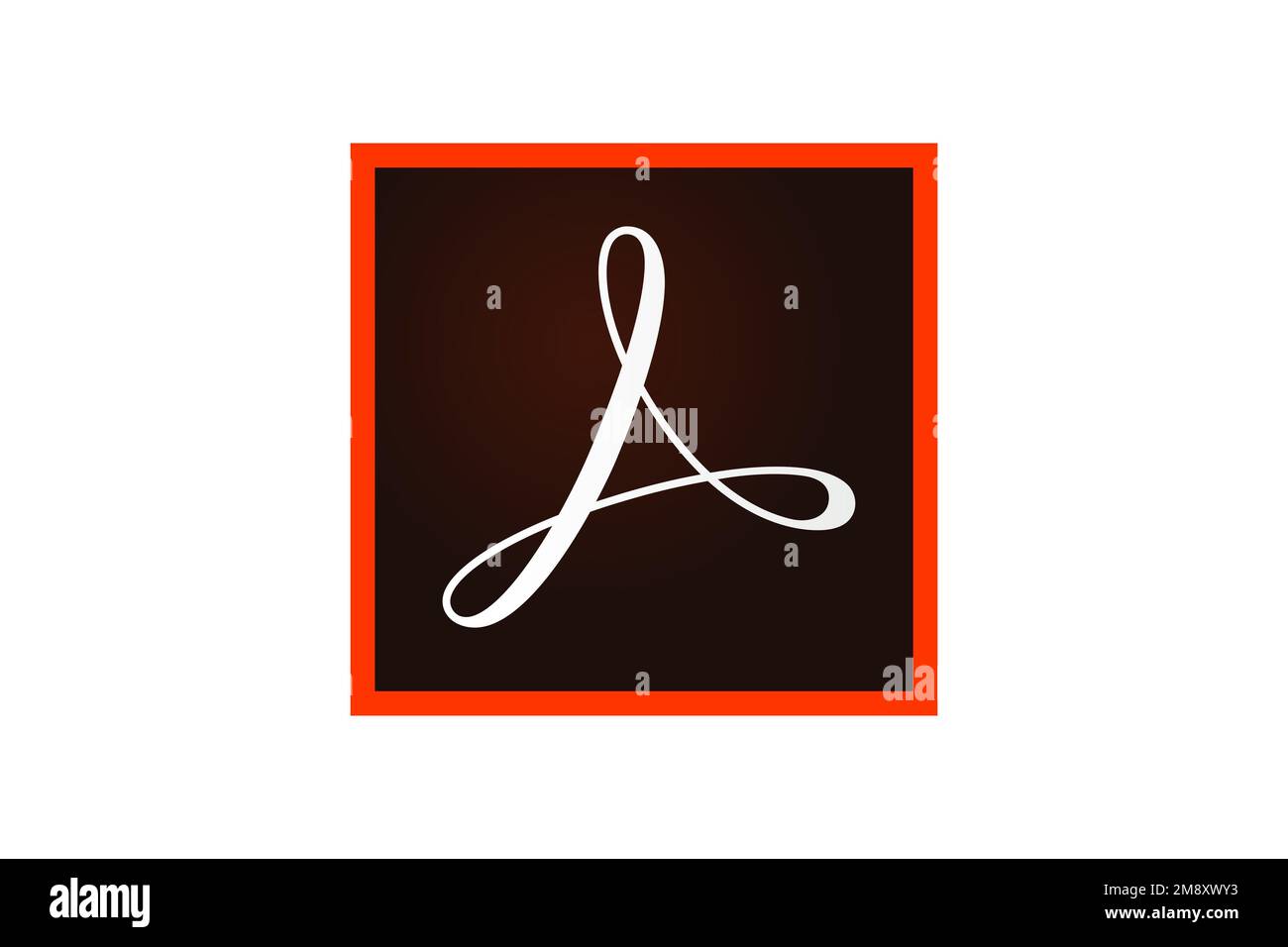 Adobe Acrobat, Logo, White background Stock Photo Alamy